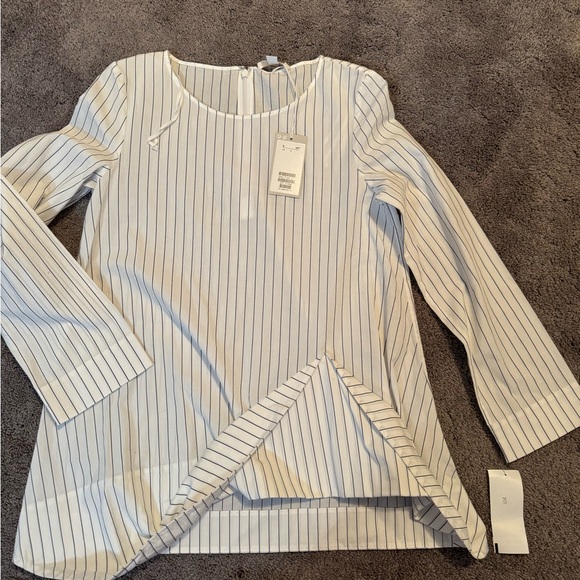 COS White Striped Women's Top - Picture 2 of 3